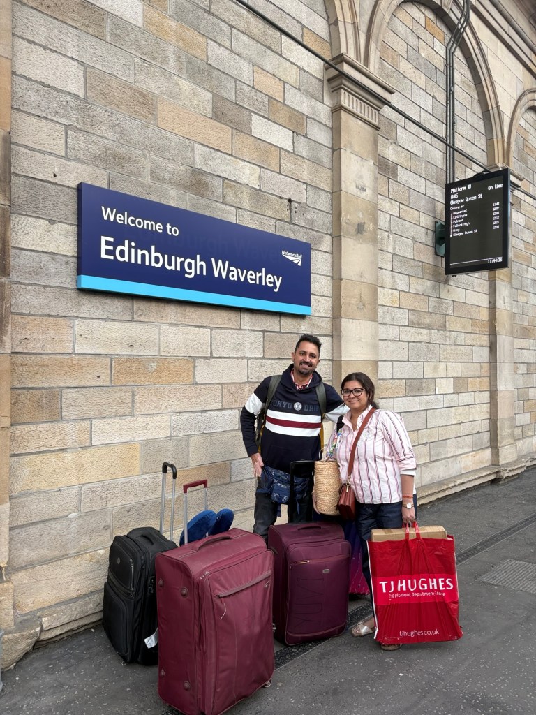 Glasgow to Edinburgh Train Journey
